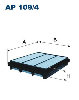 Filtr powietrza FILTRON ap 109/4
