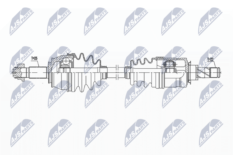 Wał napędowy NTY NPW-PL-099