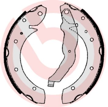 Zestaw szczęk hamulcowych BREMBO S 06 506