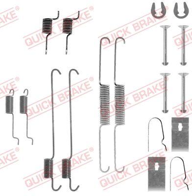 Zestaw akcesoriów, szczęki hamulcowe QUICK BRAKE 105-0815