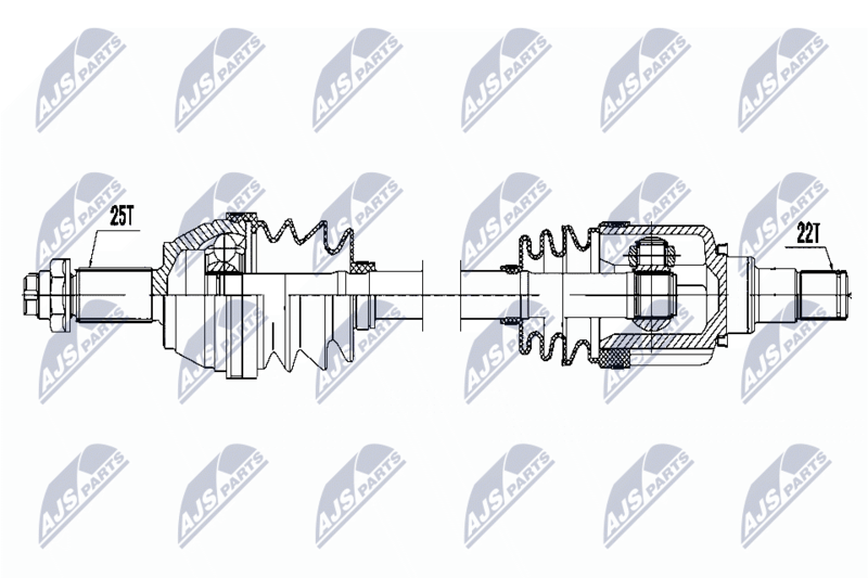 Wał napędowy NTY NPW-FR-079