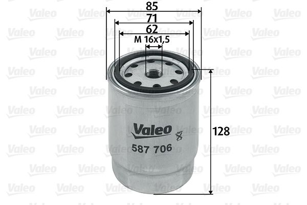 Filtr paliwa VALEO 587706