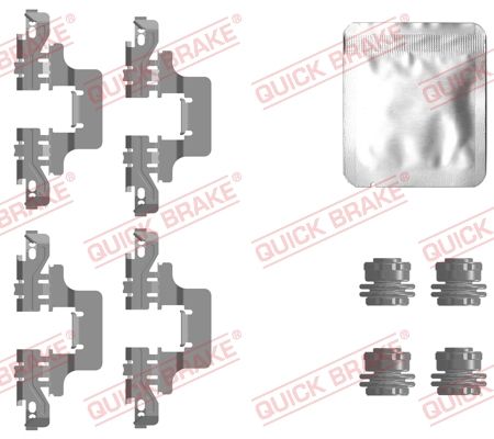 Zestaw akcesoriów, klocki hamulcowe QUICK BRAKE 109-0128