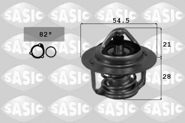 Termostat, płyn chłodzący SASIC 3304013