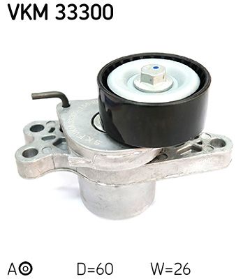 Rolka napinacza, pasek klinowy wielorowkowy SKF VKM 33300