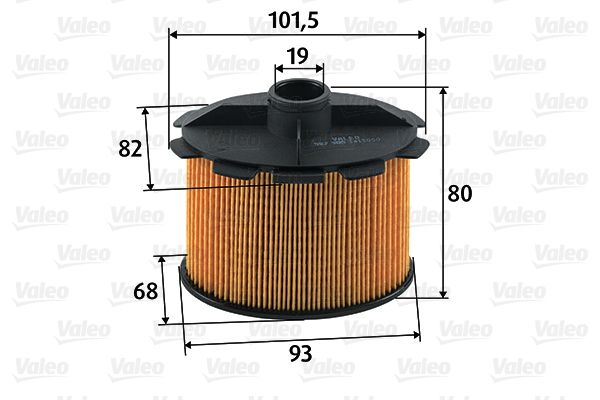 Filtr paliwa VALEO 587905