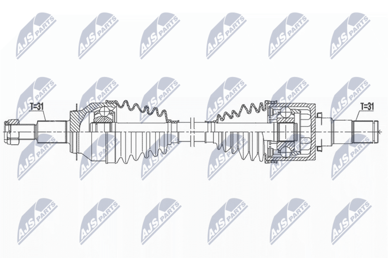 Wał napędowy NTY NPW-MZ-080