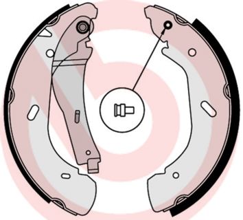 Zestaw szczęk hamulcowych BREMBO S 56 513