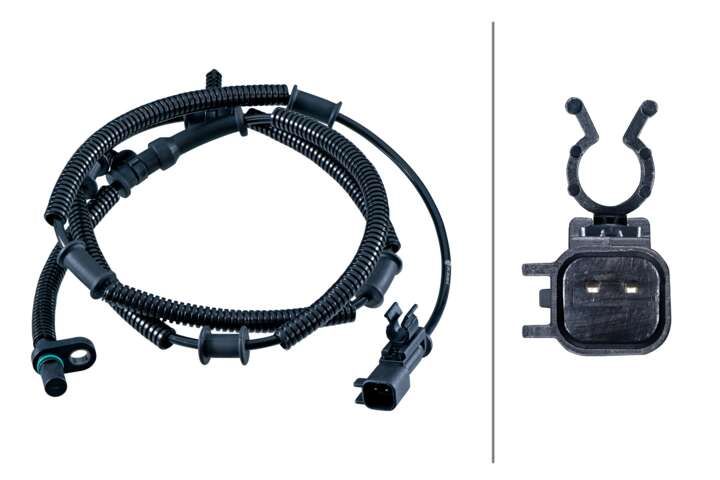 Czujnik, prędkość obrotowa koła HELLA 6PU 358 268-451