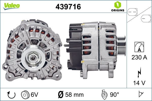 Alternator VALEO 439716