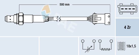 Sonda lambda FAE 77232