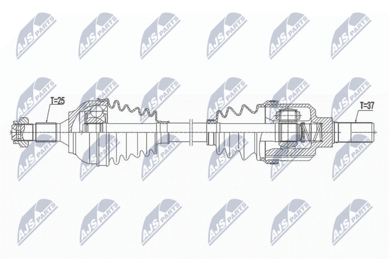 Wał napędowy NTY NPW-CT-101