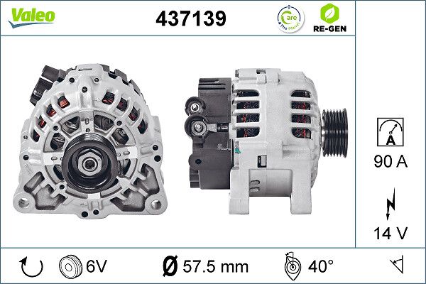 Alternator VALEO 437139
