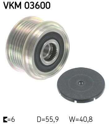 Alternator - sprzęgło jednokierunkowe SKF VKM03600