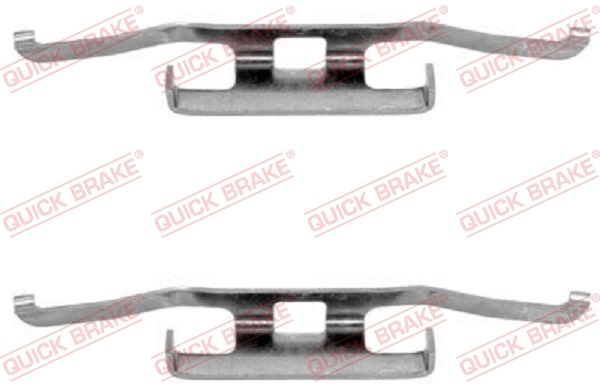Zestaw akcesoriów, klocki hamulcowe QUICK BRAKE 109-1098