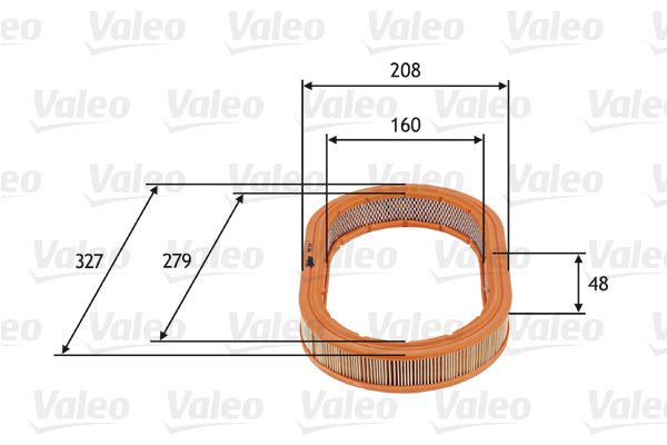 Filtr powietrza VALEO 585722