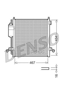 Skraplacz, klimatyzacja Denso DCN45001