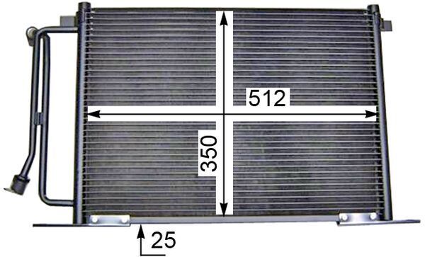 Skraplacz, klimatyzacja MAHLE AC183000S
