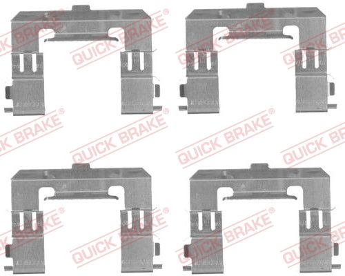 Zestaw akcesoriów, klocki hamulcowe QUICK BRAKE 109-1715