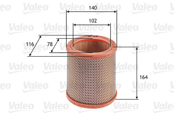 Filtr powietrza VALEO 585602