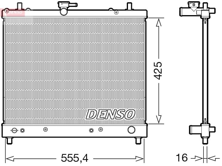 Chłodnica, układ chłodzenia silnika DENSO DRM35006