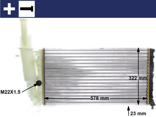 Chłodnica, układ chłodzenia silnika MAHLE CR354000S