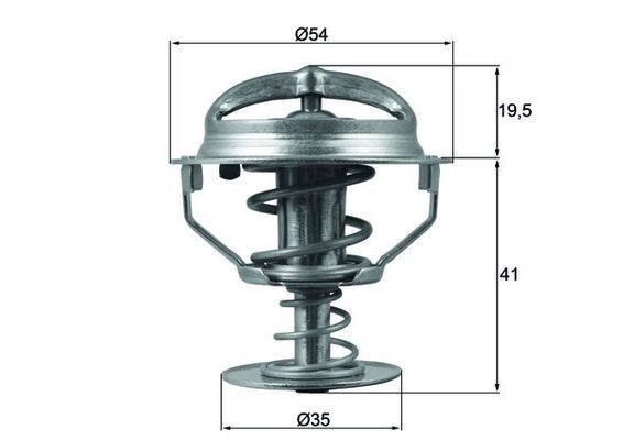 Termostat, płyn chłodzący MAHLE TX16482D