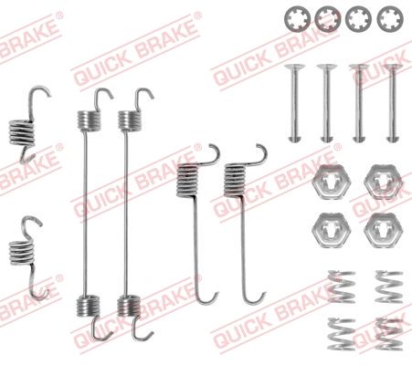 Zestaw akcesoriów, szczęki hamulcowe QUICK BRAKE 105-0650
