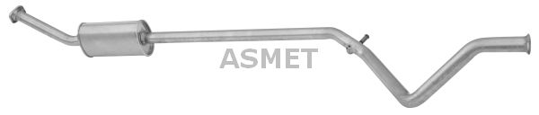 Tłumik środkowy ASMET 08.053
