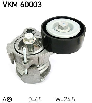 Rolka napinacza, pasek klinowy wielorowkowy SKF vkm 60003