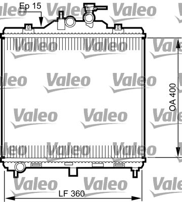 Chłodnica, układ chłodzenia silnika VALEO 735499