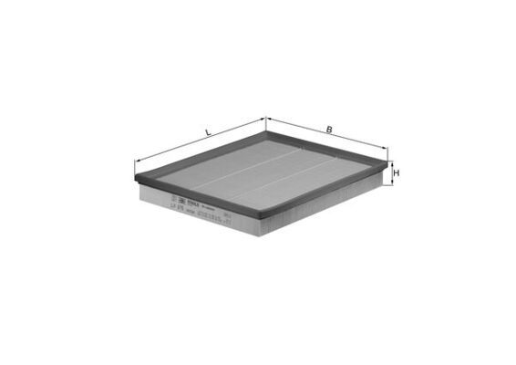 Filtr powietrza MAHLE LX876