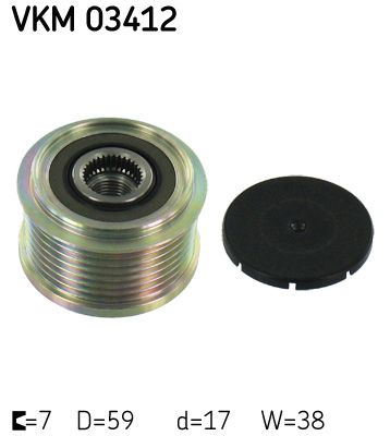 Alternator - sprzęgło jednokierunkowe SKF vkm 03412