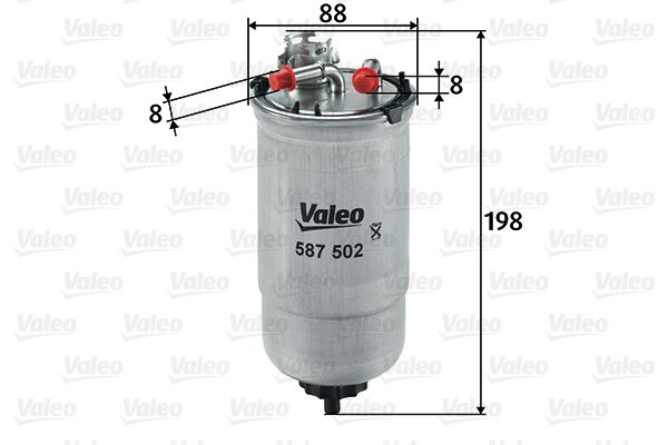 Filtr paliwa VALEO 587502