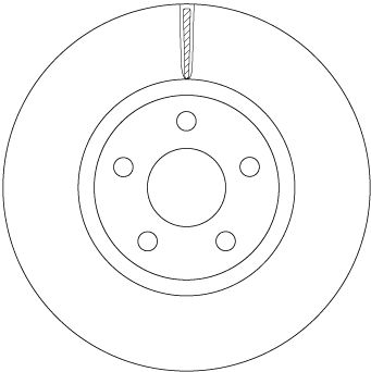 Tarcza hamulcowa TRW DF6810S