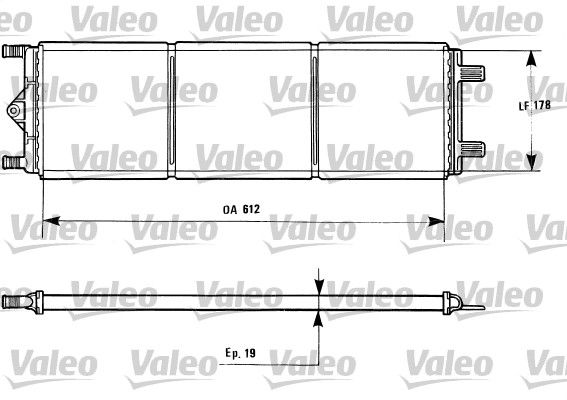 Chłodnica, układ chłodzenia silnika VALEO 816868