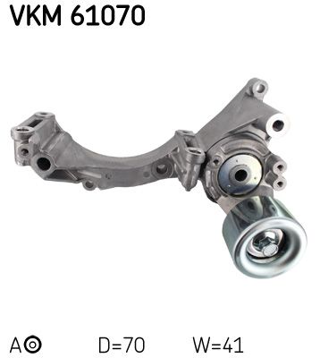Rolka napinacza, pasek klinowy wielorowkowy SKF VKM 61070