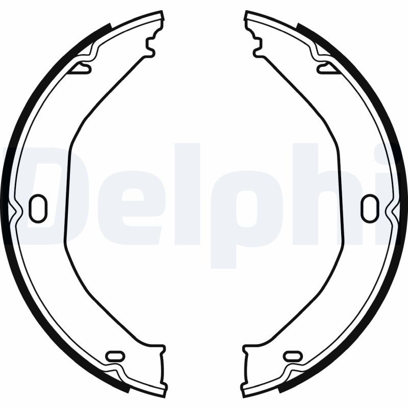 Zestaw szczęk hamulcowych DELPHI LS2078