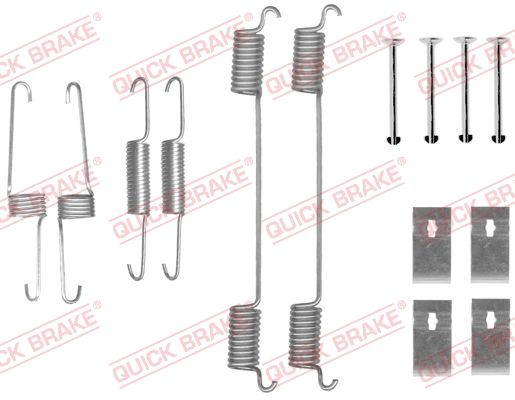 Zestaw akcesoriów, szczęki hamulcowe QUICK BRAKE 105-0859