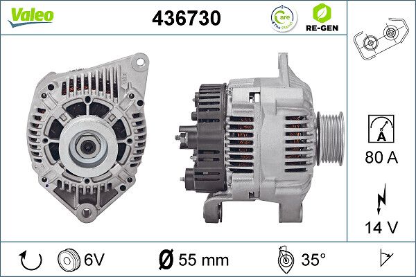 Alternator VALEO 436730