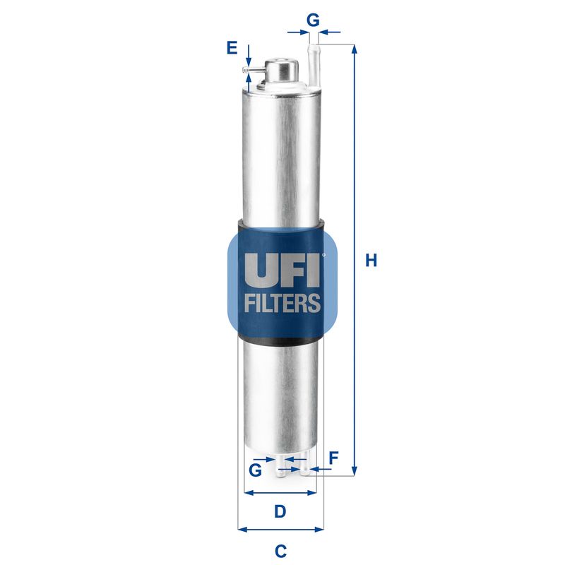 Filtr paliwa UFI 31.847.00