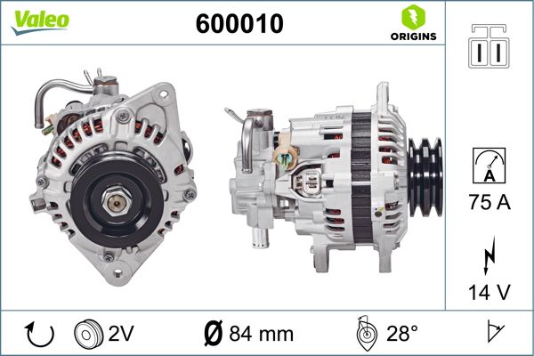 Alternator VALEO 600010