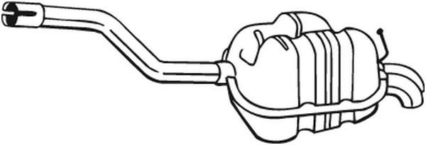 Tłumik końcowy BOSAL 233-871