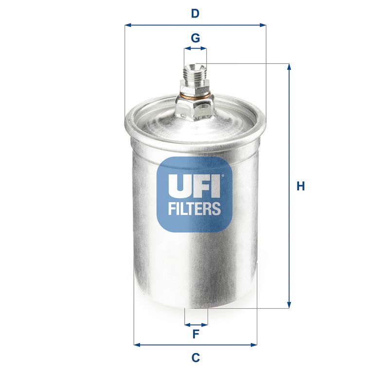 Filtr paliwa UFI 31.505.00