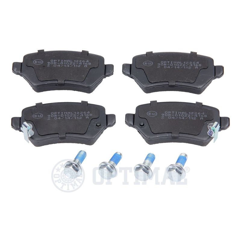 Zestaw klocków hamulcowych, hamulce tarczowe Optimal BP-12264