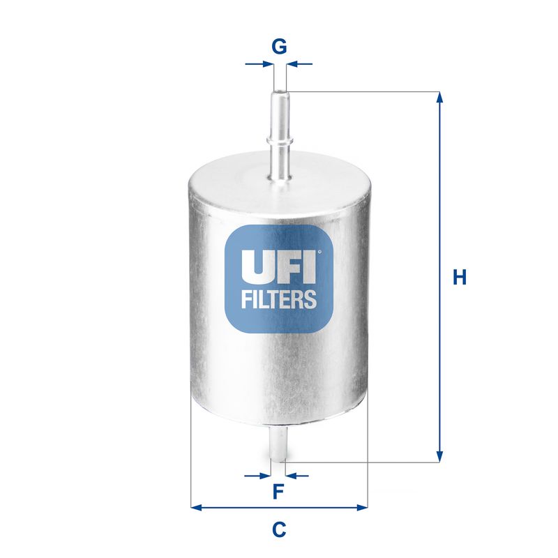 Filtr paliwa UFI 31.817.00