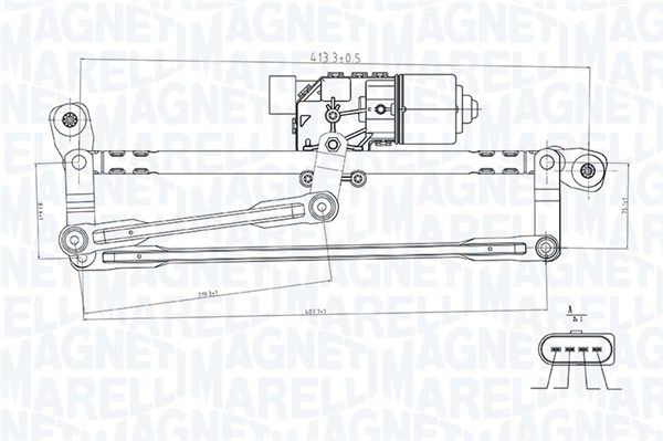 Czyszczenie szyb MAGNETI MARELLI 064351737010