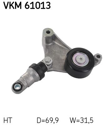 Rolka napinacza, pasek klinowy wielorowkowy SKF VKM 61013