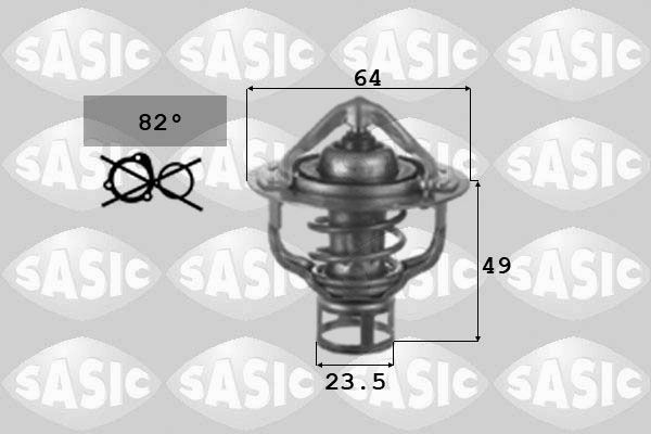 Termostat, płyn chłodzący SASIC 3306044