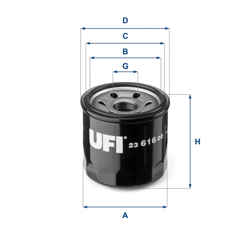 Filtr oleju UFI 23.616.00